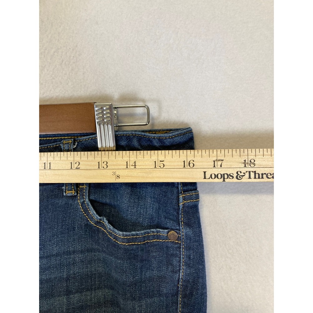 Classic‎ Simply Vera Vera Wang Women 8 Blue Mid Rise Skinny Stretch Denim Jeans - Picture 6 of 11